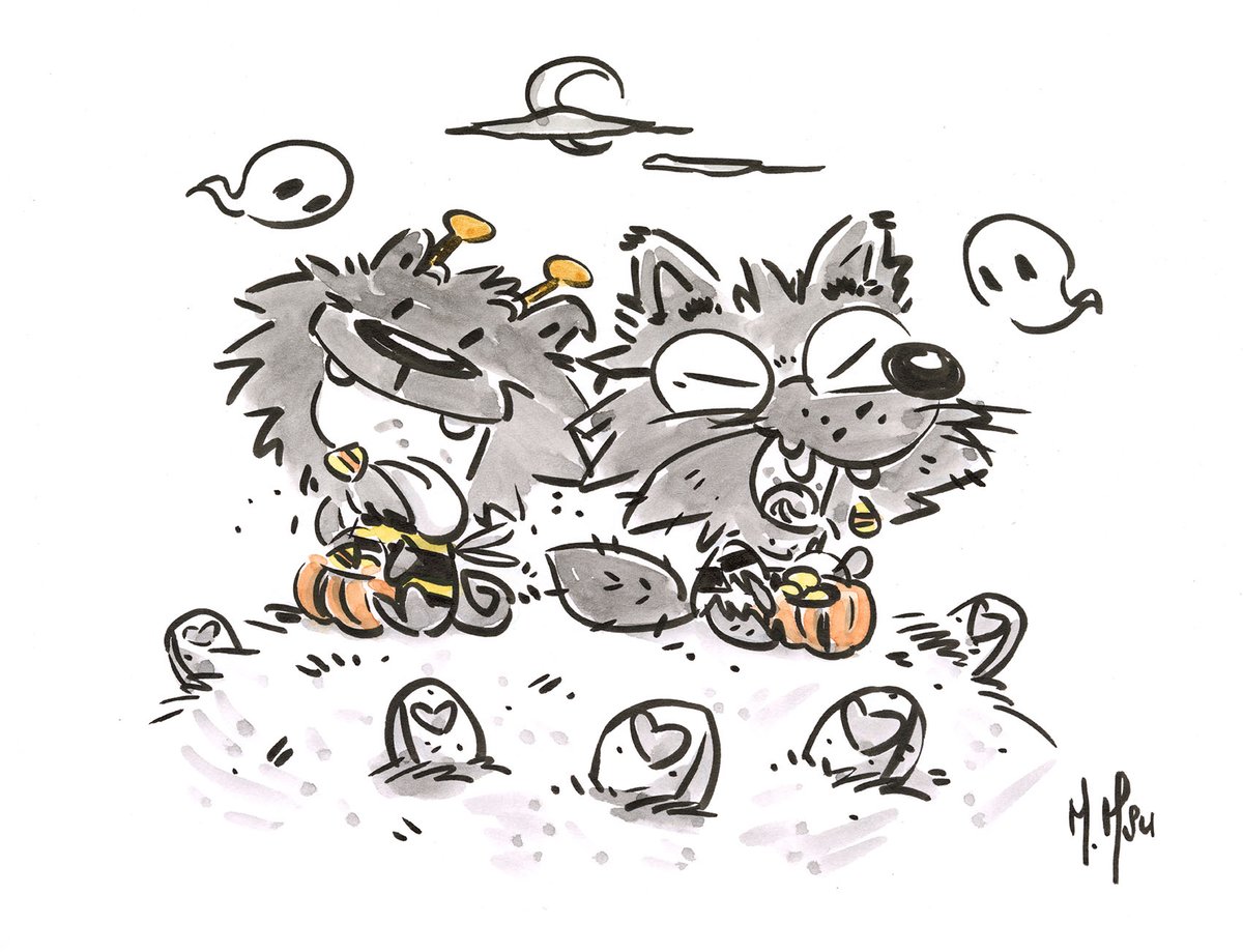 Spooky Friends 3-Pack Prints