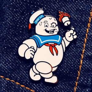 Image of DESTRUCTOR MEANIE - Glow in the Dark Pin