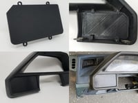 Image 1 of 84-87 Honda CRX Defroster / Dimmer Switch Delete Plate