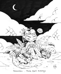 Dragon Boy Tales, Quiet Evenings - 11 x 14" Print