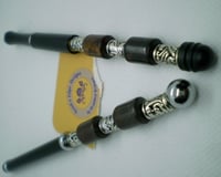 Image 1 of Forest Brown and Silver Pen/Stylus Set