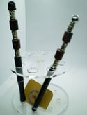 Forest Brown and Silver Pen/Stylus Set