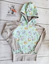 Watercolour Totoro GWM Hoodie 3-6 years