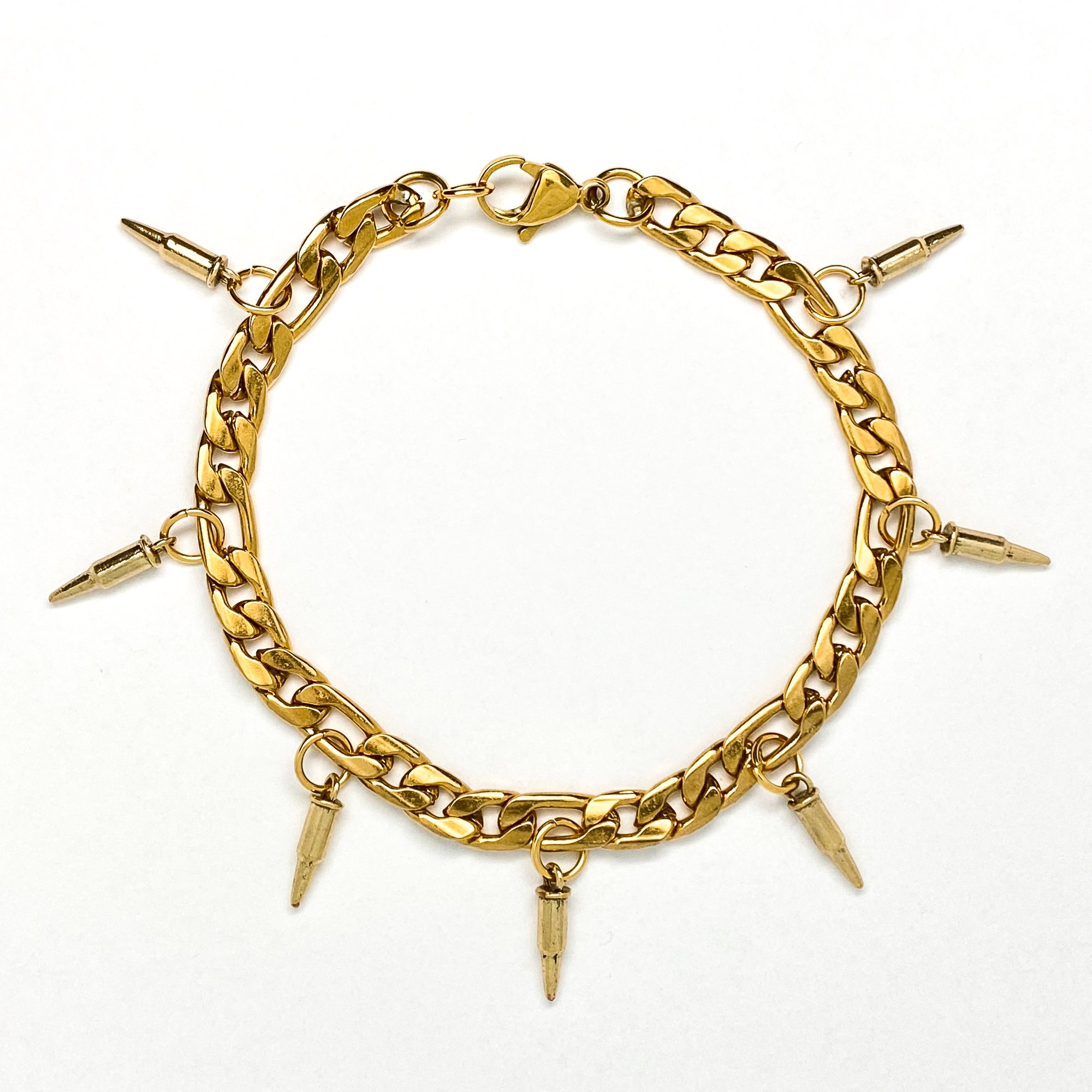 Image of Gold Bullet Anklet 