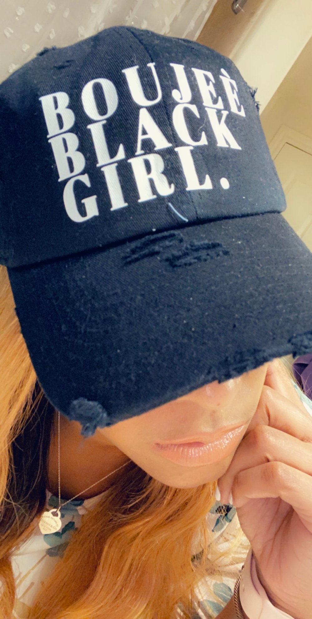 BBGIRL DISTRESSED HAT