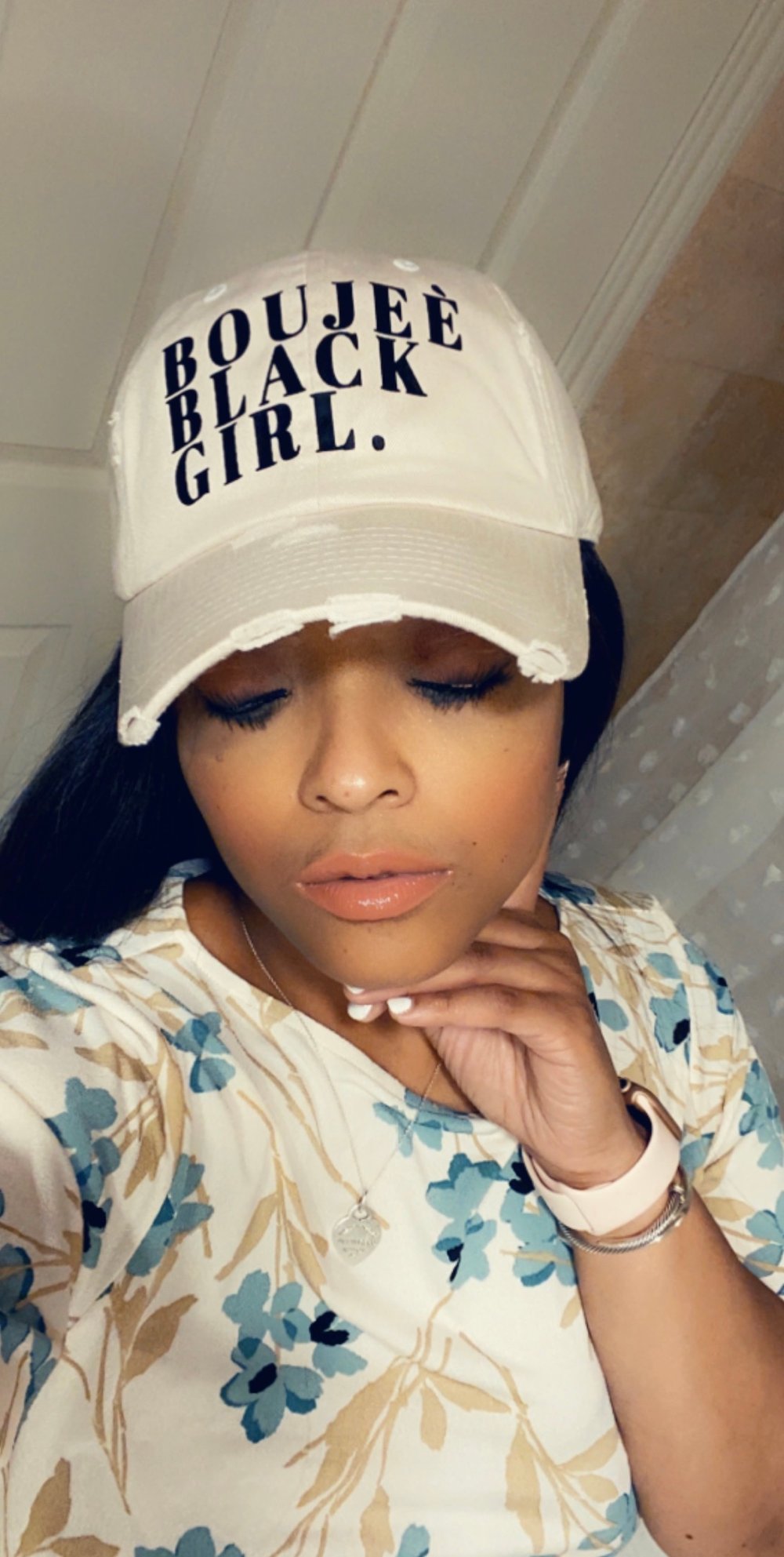 BBGIRL DISTRESSED HAT