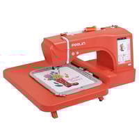 Image 2 of POOLIN EOC06-RE Extra Large 11in * 7.9in Single Needle Embroidery Machine 7'' LCD Touch Screen Compu