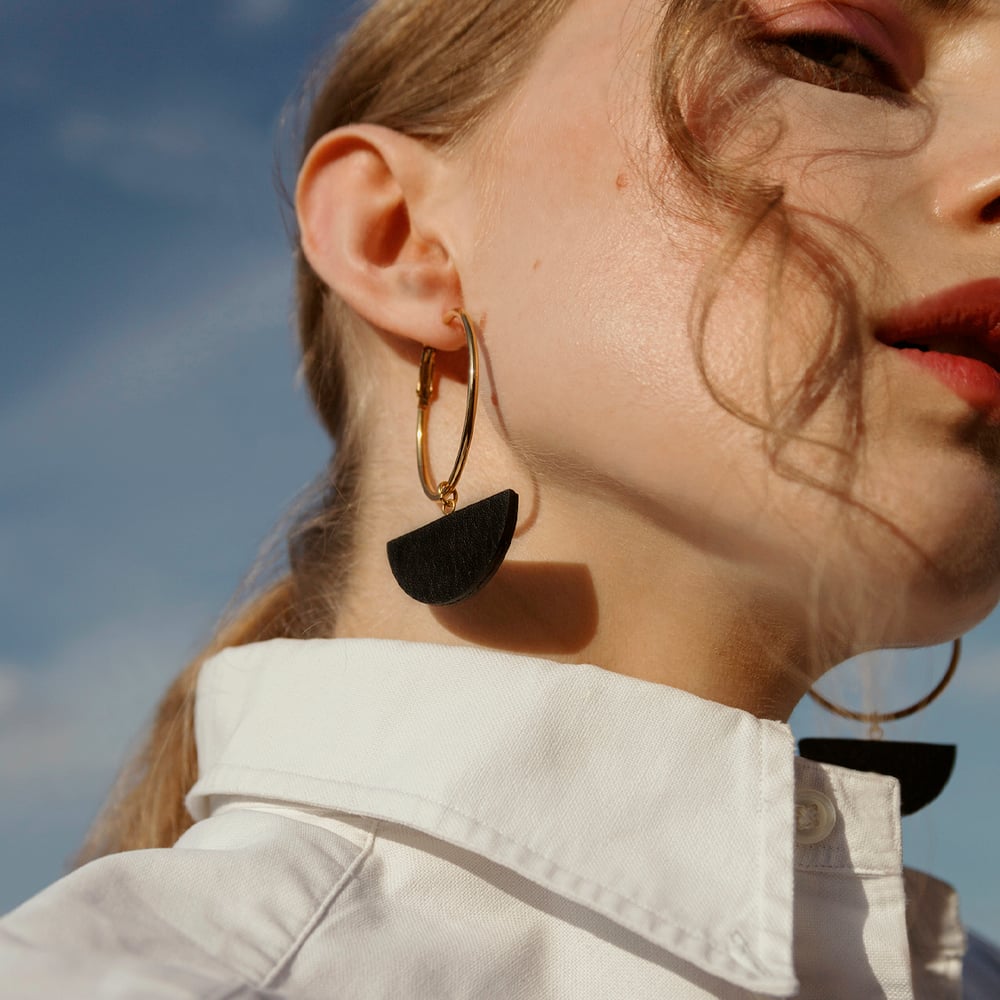 Image of SELENE hoop earrings