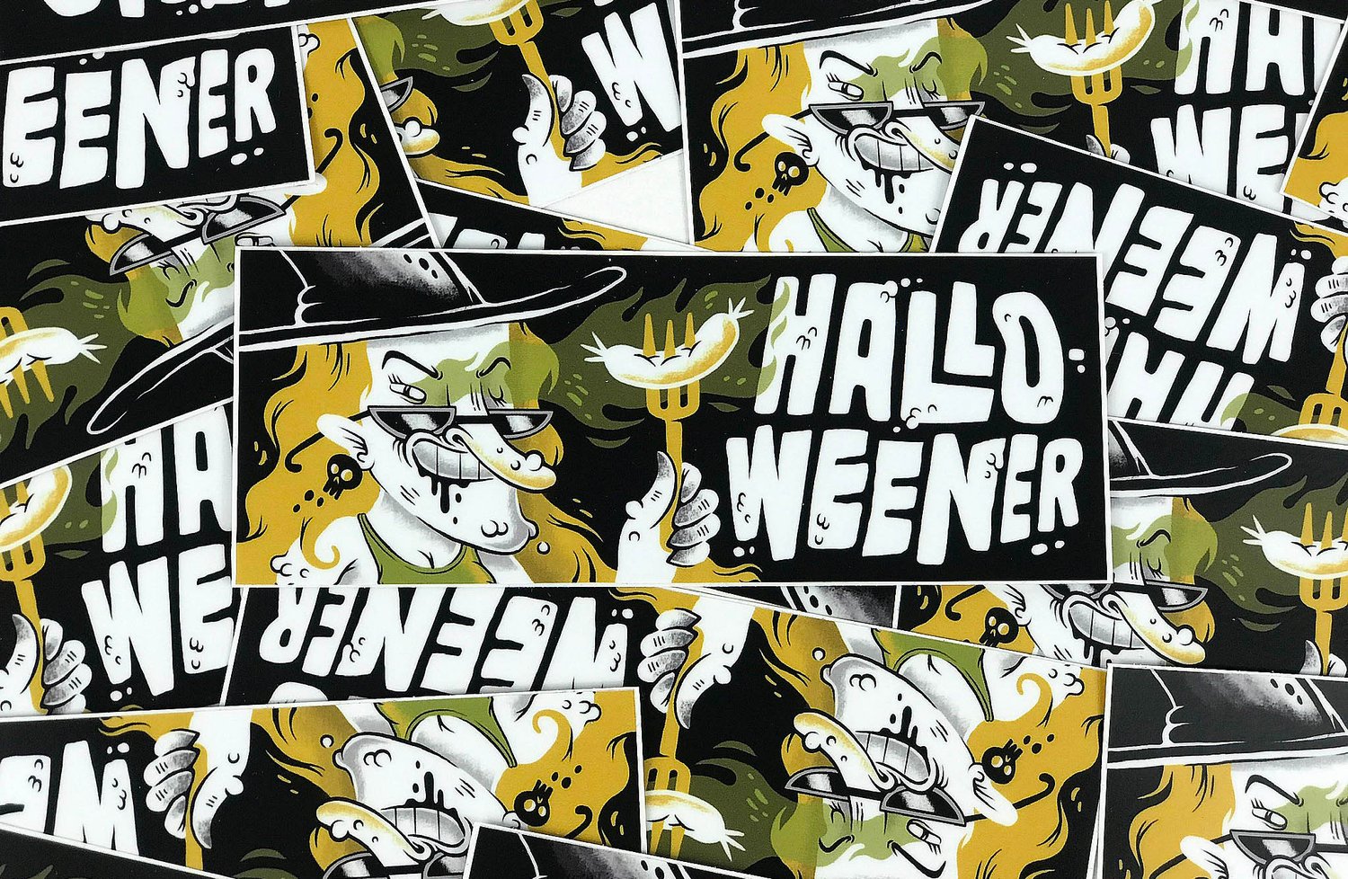 Hallo-Weener Sticker