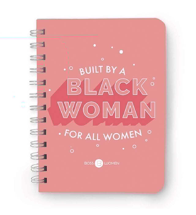 Image of "Built By A Black Woman" Notebook