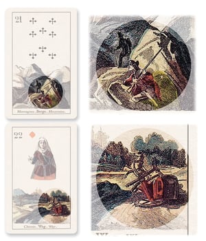 Image of Mlle LeNormand's Wahrsagekarten der Engel c. 1850 
