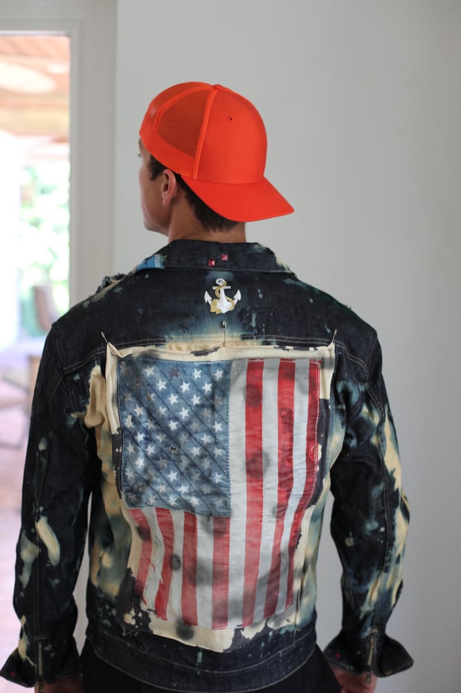 Image of From Noah's Closet:   Noah Schnacky’s 1st Edition Designer Jean Jacket (1 of 1)