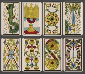 Image of Lequart - Arnoult Besançon Tarot, c. 1880 