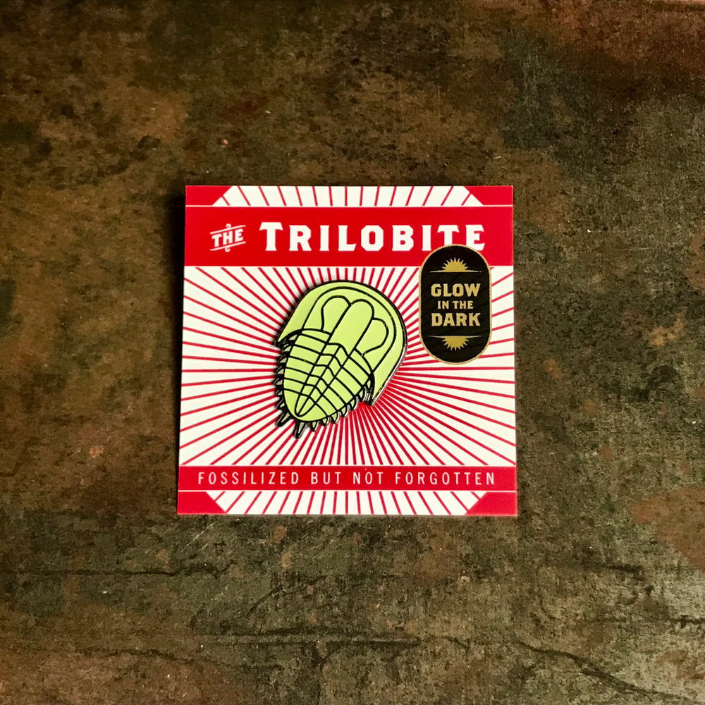 Trilobite Pin - Glow-in-the-Dark