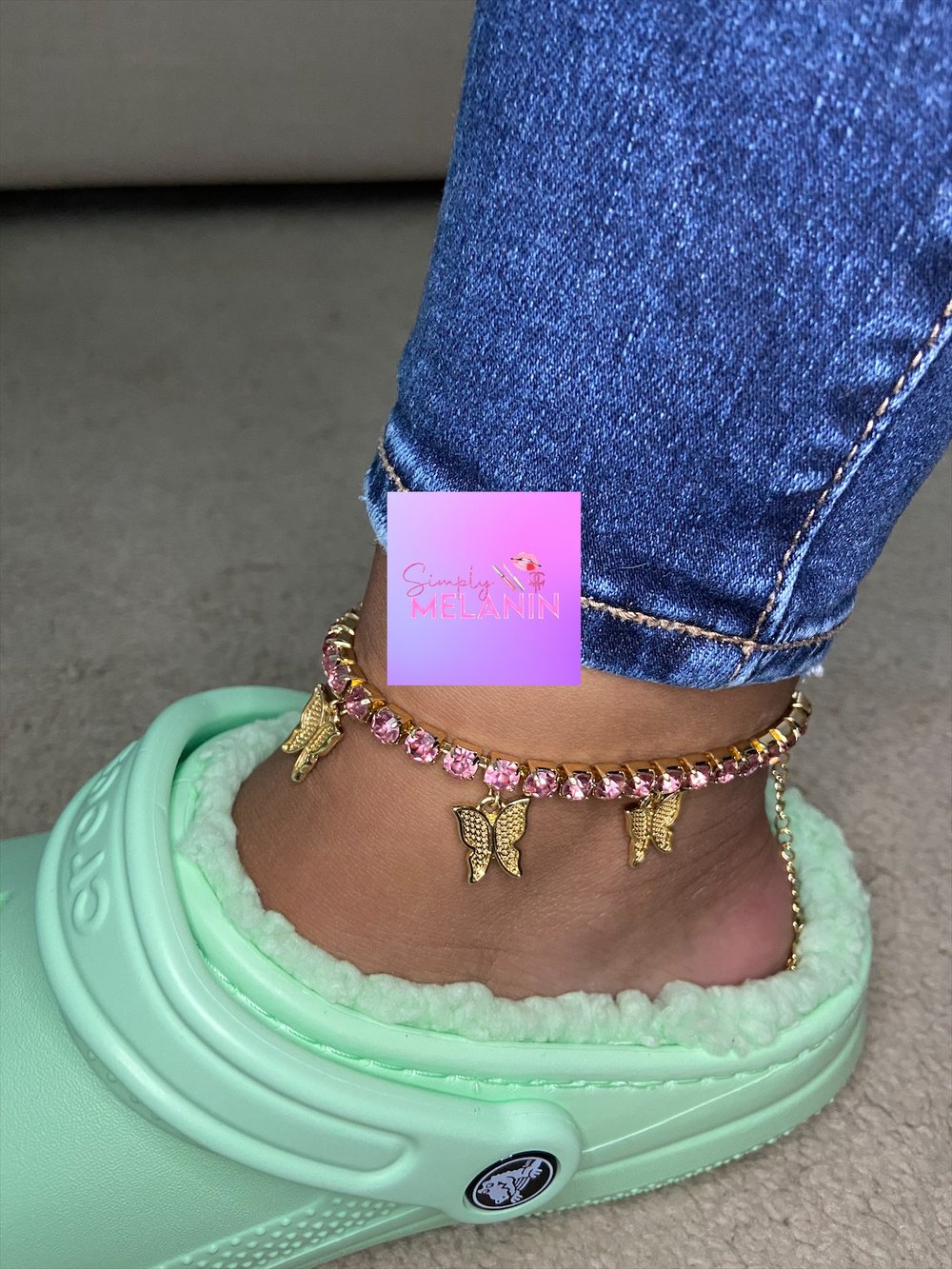 Image of butterfly anklets 🦋.