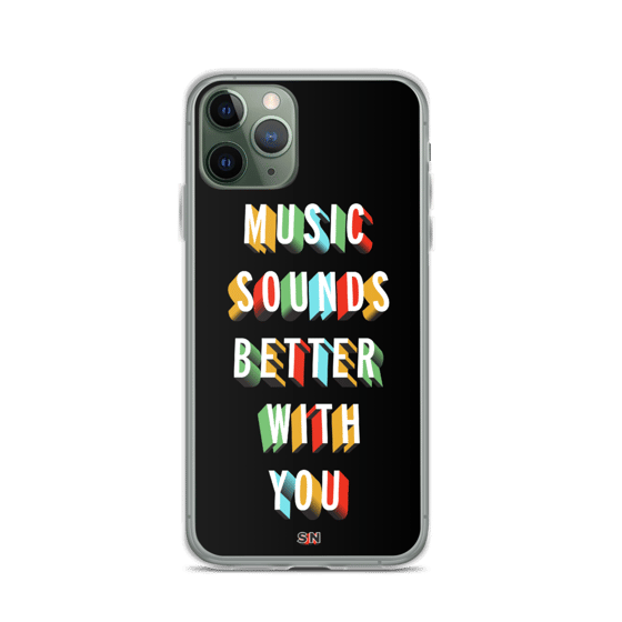 Image of Music Sounds Better | iPhone Case