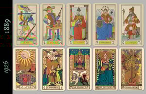 Image of Oswald Wirth Tarot Majors, 1889 & 1926