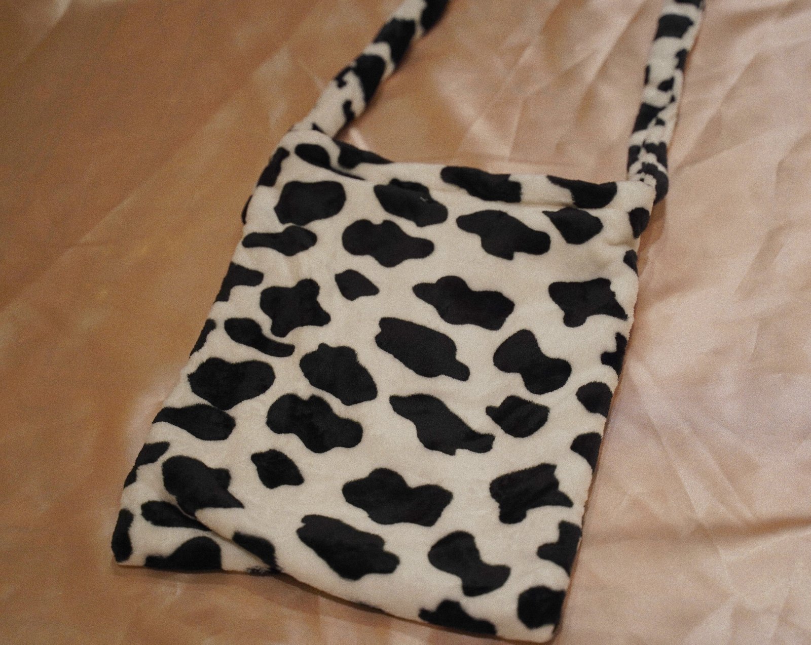 cow print tote bag