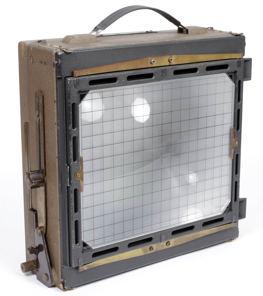 Image of CatLABS Ultrabright Ground Glass Fresnel with grid overlay for 8X10 cameras