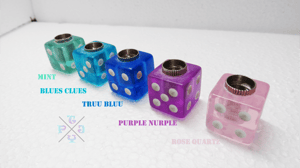 'Translucent' 6 Sided Die (D6) Valve Stem Cap