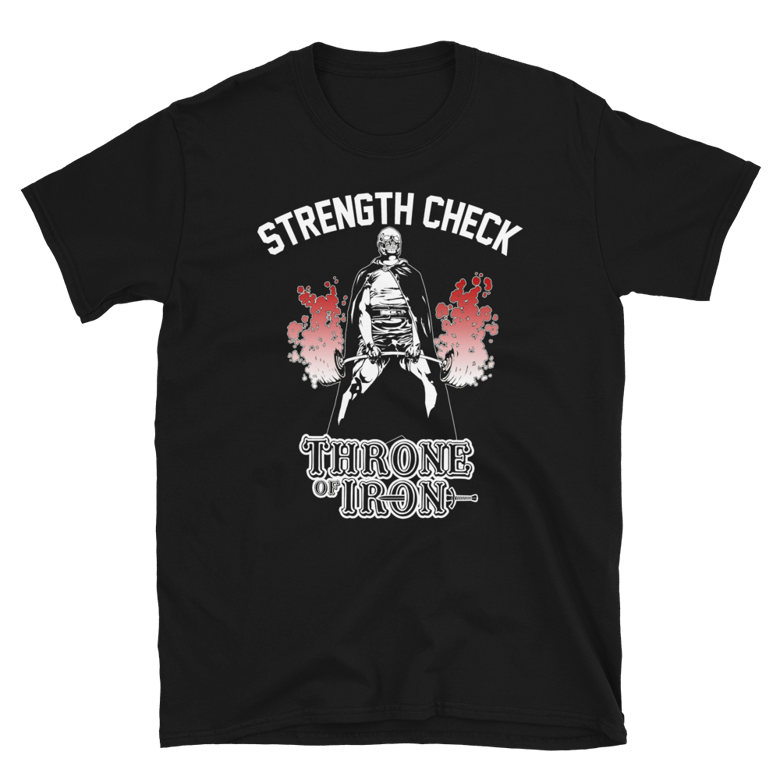 Image of Throne Of Iron "Strength Check" Lich Tshirt