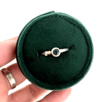 Image 3 of Fair trade sapphire engagement ring . 14k gold