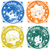 Haikyuu!! Thank You Stamps