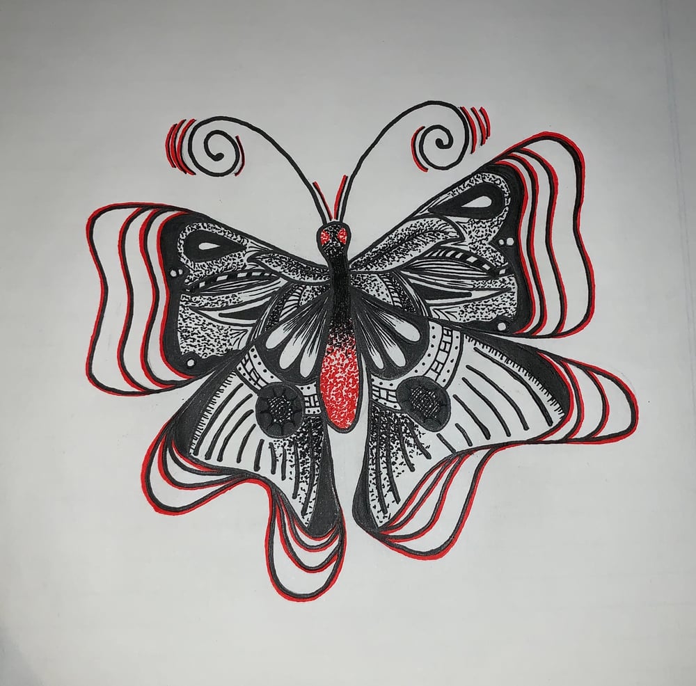 Image of Butterfly Babe Print