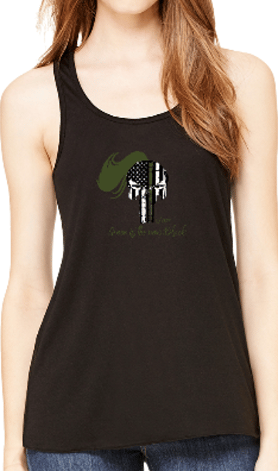 Image of GREEN IS THE NEW BLACK LADIES TANK