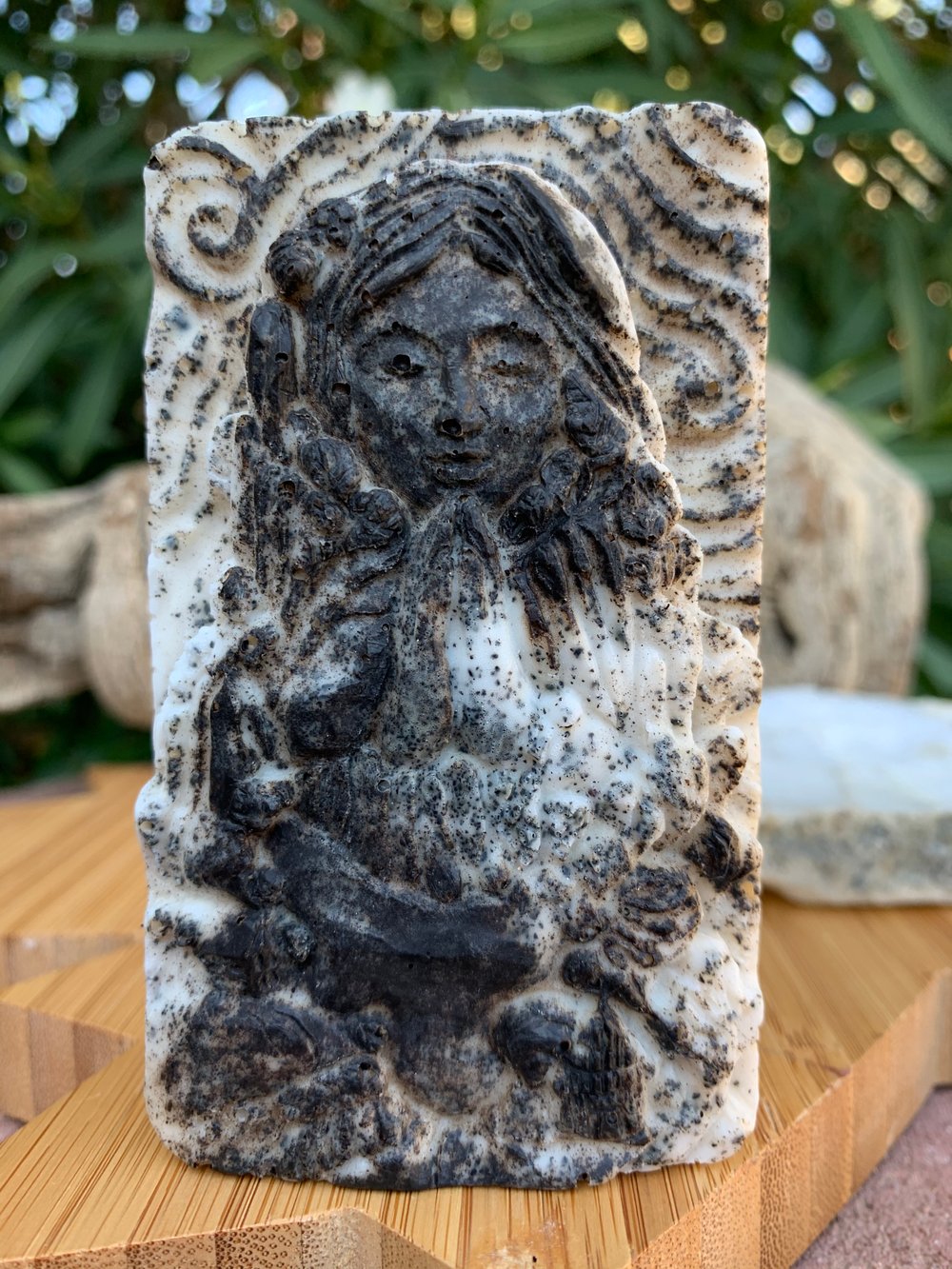 Image of Goddess Goat’s Milk + Peppermint Coffee Aura Cleanse Soap Bar 
