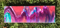 “Magenta  Flux” Poured Painting SOLD