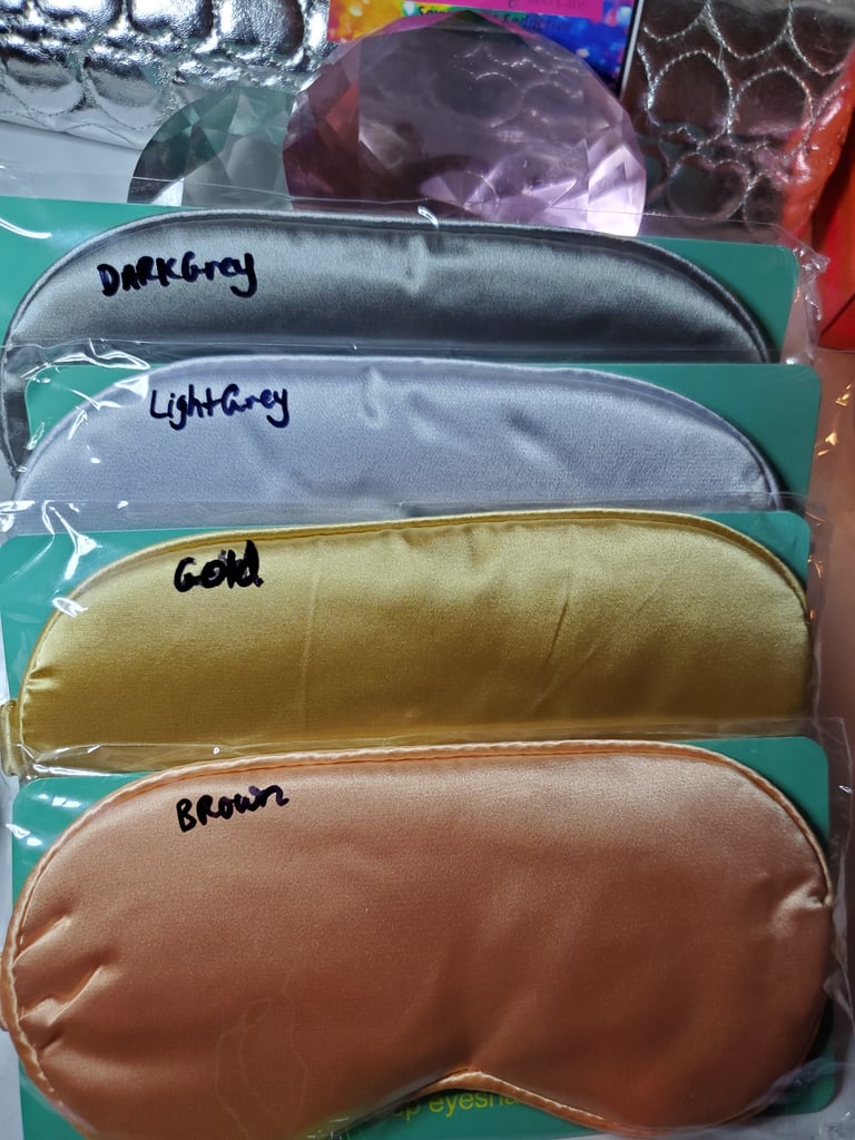 Custom Silk Nighttime Eye Mask Image 4