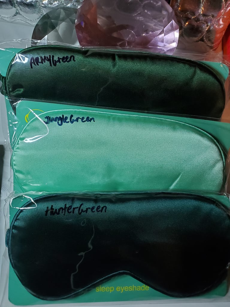 Custom Silk Nighttime Eye Mask Image 5