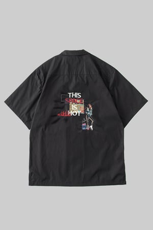 Image of "This Space Is Hot" Cuban Embroidery Shirt