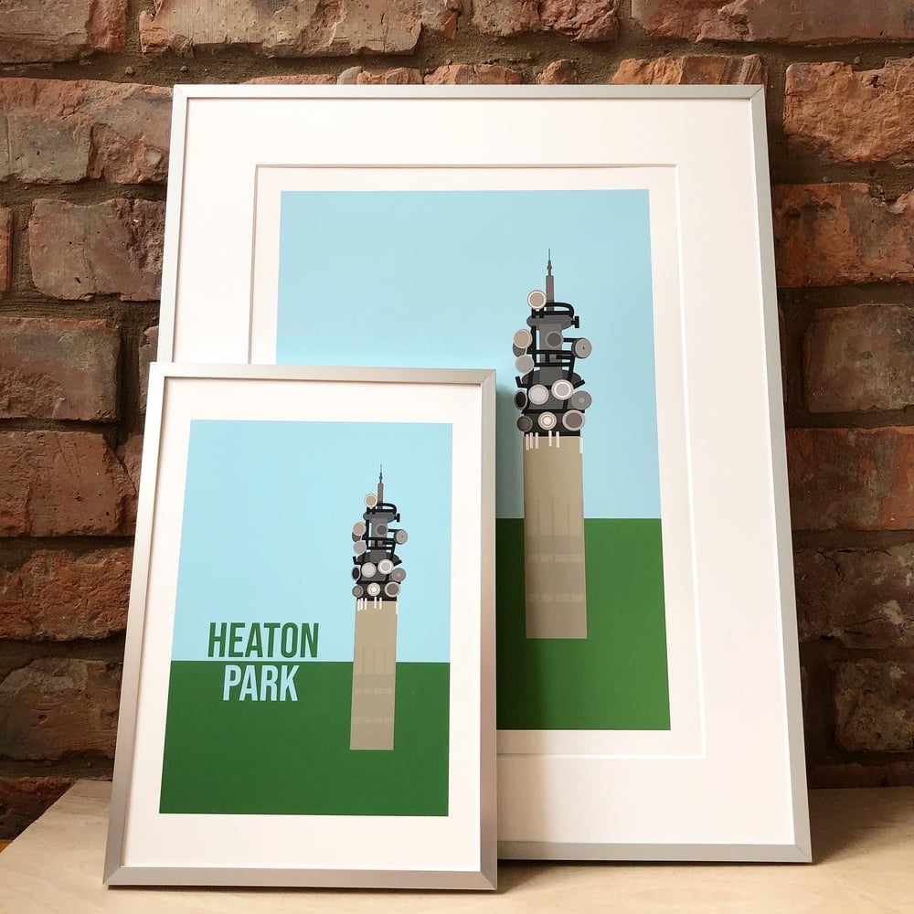 Image of HEATON PARK ART PRINT by fingsMCR