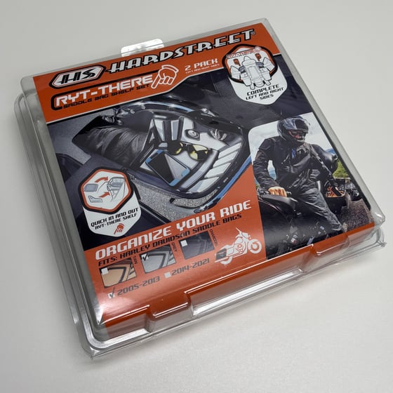 Image of Hardstreet Ryt-There Saddlebag Shelf Set (for Harley-Davidson Touring Models)