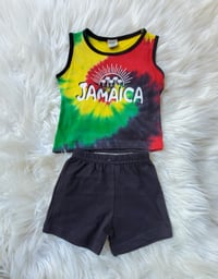 Rasta tyedye baby boy outfit 