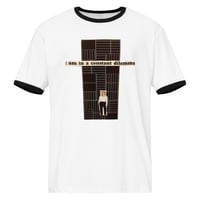 Image 1 of I am in a Constant Dilemma - Unisex Ringer T-shirt - Retro Cotton Tee - Next Level Apparel 