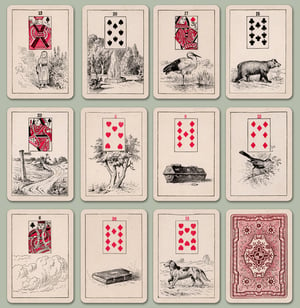 Image of Madam Morrow's Fortune Telling Cards c.1886, Lenormand