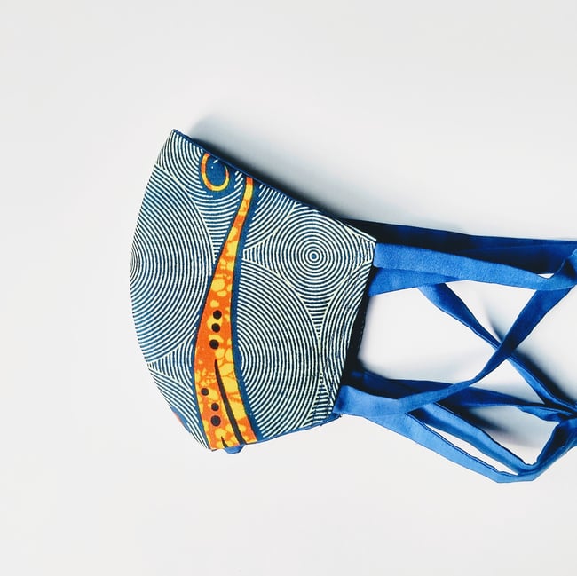 Jubilee Ankara Face Mask with nose bridge