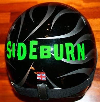 Image of Sideburn logo sticker