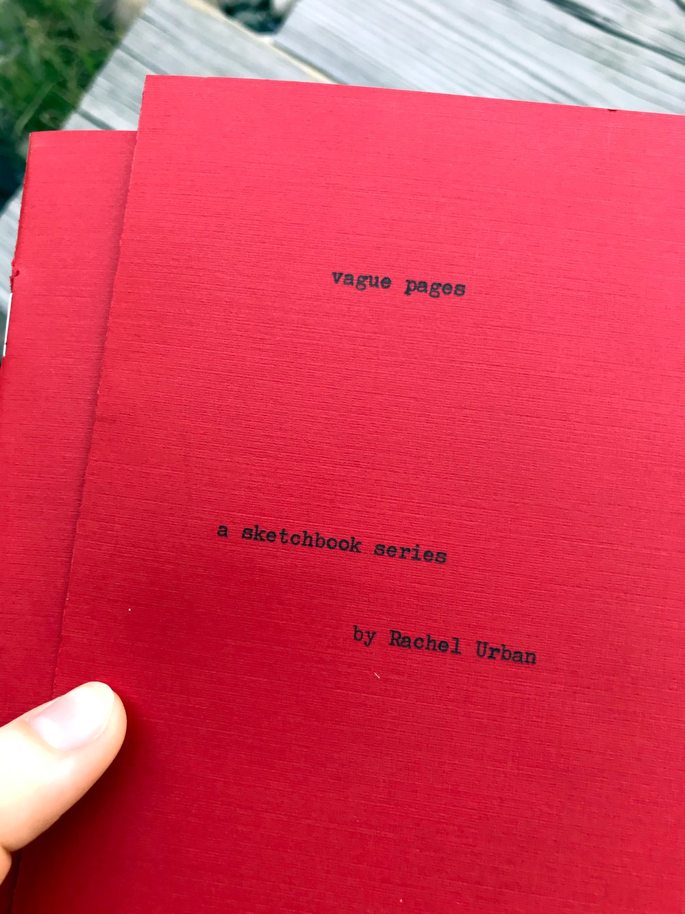 Image of Vague Pages ~ sketchbook series book
