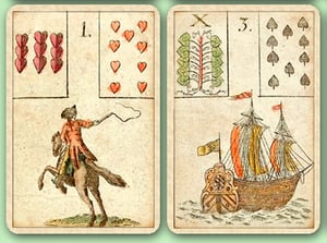 Image of Game of Hope Lenormand Cards, c.1799