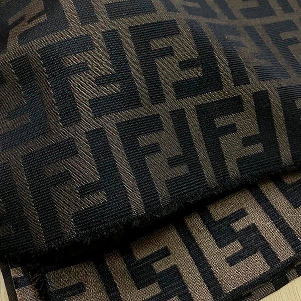 Image of F05 - Jacquard Fabric Classic Brown