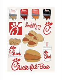 Chick-Fil-A Sticker pack