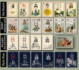 Image of Mini Lenormand Decks ~ LOTS of them