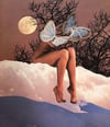 Butterfly moon poster 