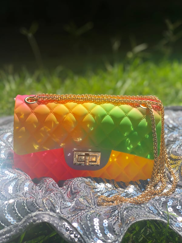 Image of “Chromatic Colors” Lengthy Lady Bag (Skittles🍬)