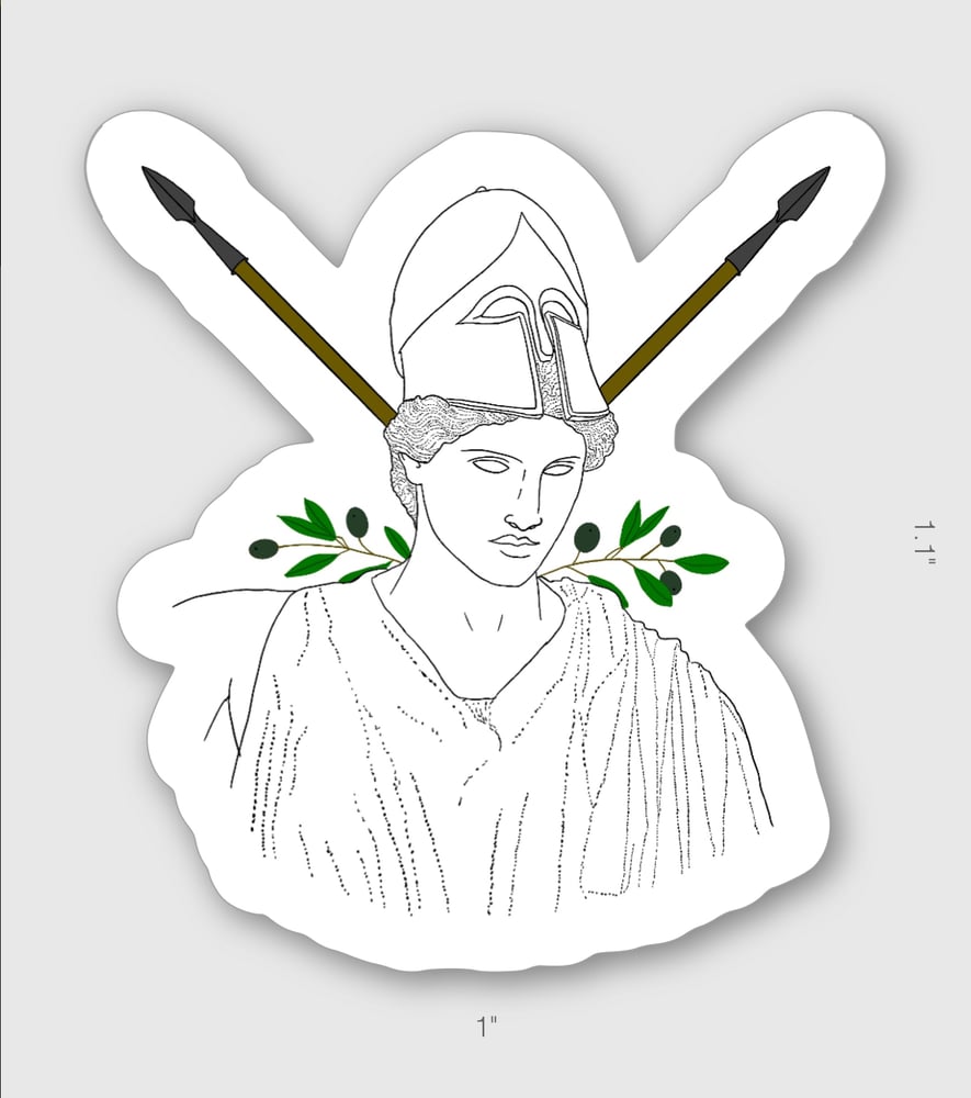 Image of Athena Mini Sticker