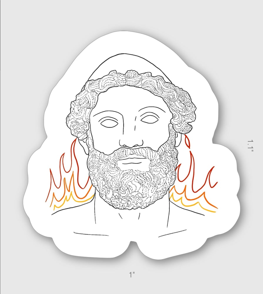 Image of Hephaestus Mini Sticker